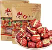 Amazon | 枣夹核桃 紅棗夾核桃 500g/袋 で粒が大きく 柔らかくて